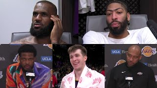 [Full] Los Angeles Lakers Interview VS Phoenix Suns: Austin, Coach Ham, Malik, AD & LeBron