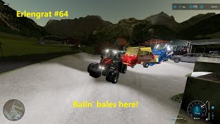 FS22 | Look at this MOBILE SILAGE BALE FACTORY!! | ERLENGRAT #64 | Alpine Dairy Farm