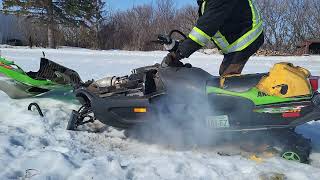 Arctic Cat Warm Start....ZR600 Resurrection