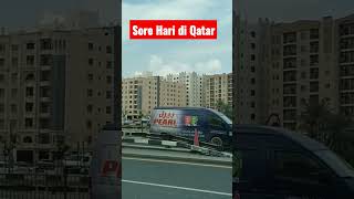 Lalu lintas di Qatar di sore hari #Qatar #Doha #doha #Luar negeri #tuan rumah piala dunia 2022