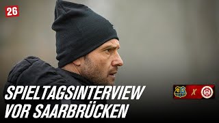 SPIELTAGSINTERVIEW vor 1. FC Saarbrücken vs. SV Wehen Wiesbaden | 3. Liga | 14. Spieltag