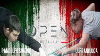 PANDOLFO SIMONE VS LUFRANI LUCA IT OPEN 24 BILLIARD TV