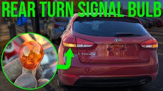 How to Replace Rear Turn Signal Bulb - Kia Forte 5 Hatchback (2017-2018)