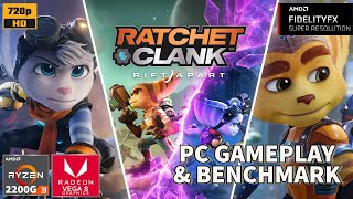 Ratchet & Clank: Rift Apart  | Ryzen 3 2200G | Vega 8 iGPU | 16GB Ram | PC Gameplay & Benchmark |