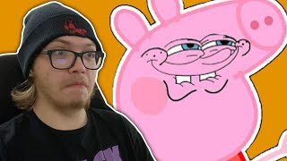 Peppa Pig Try Not to Laugh! [REACTION]