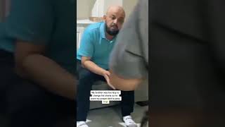 Muslim dad in shock when he saw his son too lazy to change his trousers for prayers #shorts #arab