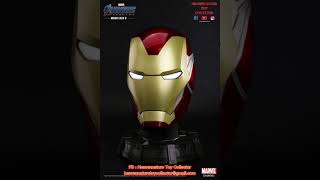 Iron Man Mark LXXXV 85 Wearable Helmet +Bluetooth Speaker Base Demostration