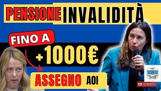 PENSIONI EXTRA ANCHE OLTRE i 1000€ al MESE Assegno Ordinario di Invalidità (AOI)