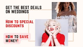 Get the best deals on weddings!How to special discounts?  #bestdeals #weddingdeals #specialdiscounts