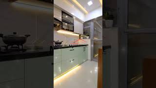 modular kitchen design for small spaces #ytshorts #viral #modularkitchen