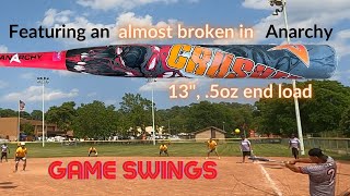 GAME SWINGS with an almost broken in 2022 Anarchy Crusher, for ASA