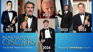 Oscars Awards for Best Actor from 2019-2024 - The Six-Year History at a Glance!