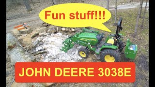 Fun stuff | John Deere 3038e tractor | Our Big House in the Little Woods