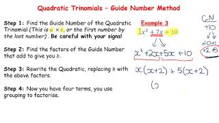 JCHL Revision - Factorisation