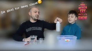 Bukalemun Sıvı Redoks Tepkimesi Chameleon Redox Reaction Lise ve Ortaokul Deneyleri Kurtuluş ATLI