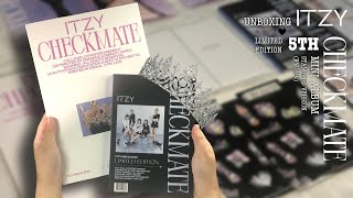 Unboxing ITZY - 5th mini album [ Checkmate ] with WITHMUU & Synnara gift 🖤