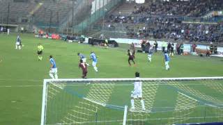 Brescia-Livorno : gol di Paulinho