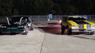 PACMAN VS BADASS GBODY ABODY BIG RIM SHOOTOUT #thunderspeedy drag racing head up