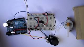 Arduino DC motor control with joystick