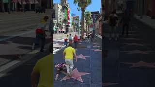 Police Doesn't Like Michael De Santa! GTA 5 Crazy Los Santos Hollywood Moment! #shorts