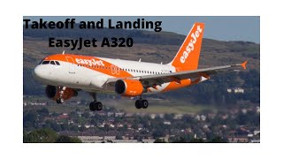 EasyJet A320 Takeoff and Landing