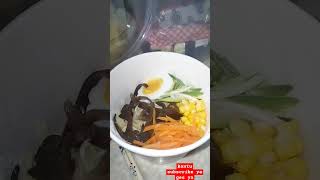 Ramen maknyusss #shorts #streetfoodindonesia #ramen #asmr