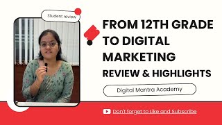 Student Spotlight: After Completed Digital Marketing Course! #digitalmantra #digitalmarketingreview