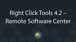 Right Click Tools 4.2: Remote Software Center