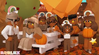 Big Family at a FALL FESTIVAL! *PIE EATING, FERRIS WHEEL, PUMPKIN PATCH* Roblox Bloxburg Roleplay