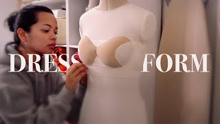 Padding My Own Dress Form - ASMR Process