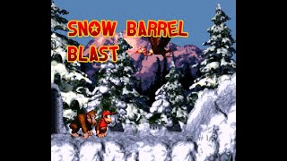 Snow Barrel Blast (Donkey Kong Country Let's Play #18)