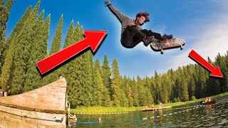 RAMP JUMP INTO LAKE