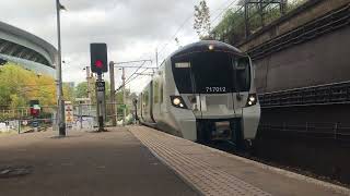 GN Class 717 012 arrives at drayton park with a two tone