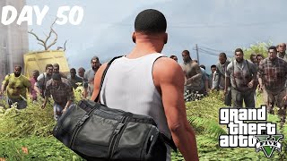 Surviving 50 DAYS in a Zombie Apocalypse DAY 1... GTA 5