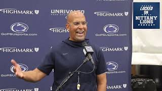 James Franklin talks Penn State's defensive issues vs. Bowling Green (press conference)