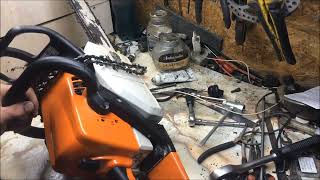 Даже ржавая MS-250 STIHL круче свежего Карвера)