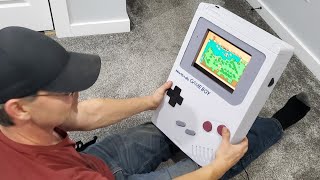 Giant Nintendo Gameboy Build