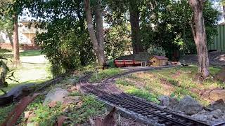 Cripple Creek Gauge 1 Live Steam trains - Easter Monday 2023