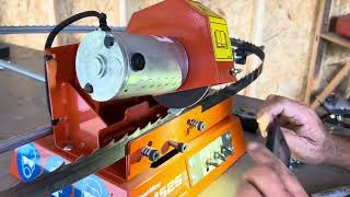 Learning the BMS25 Woodmizer Bandsaw Blade Sharpener