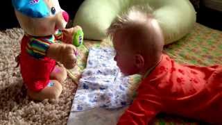 Dance and play  puppy toy helping with tummy time :-)