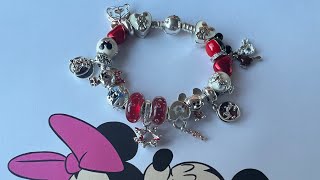 Pandora Minnie and Mickey love bracelet