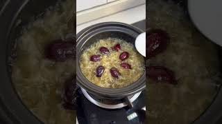 How to make milk Tremella soup?#subscribe #food #shorts #ytshorts #ytviral #trending