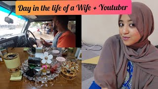 Day in the life of a Wife Youtuber||A day in the life of a youtuber