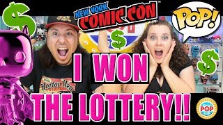 I WON THE LOTTERY!!! HUGE NYCC 2019 Funko POP! Haul | Numbered Exclusives from the Funko Booth