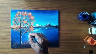 Painting Writing Nature Acrylic Colorful Canvas Art - Drawing Sheet