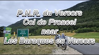 P.N.R. du Vercors Col de Proncel naar Les Baraques en Vercors Honda CRF 1000 ATAS