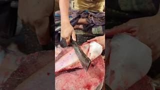 Amazing Pangas Fish Cutting Skills In Bangladesh Fish Market By Expert Cutter #shorts