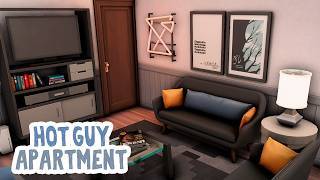 Hot Guy Apartment || The Sims 4 Apartment Renovation: Speed Build