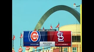 2 - Cubs at Cardinals - Tuesday, April 4, 2017 - 7:15pm CDT - CSN Chicago Plus