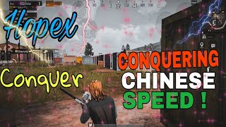 HOPEX - CONQUER PUBG MOBILE MONTAGE VIDEO || Conquering Chinese Speed ⚡| Indian Speed And Reflexes🔥